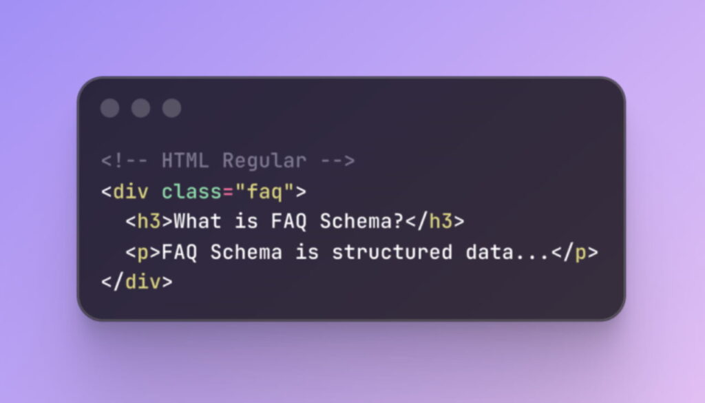 BEFORE FAQ Schema                                                                    