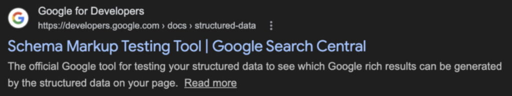 Where It Appears in Google Search Results