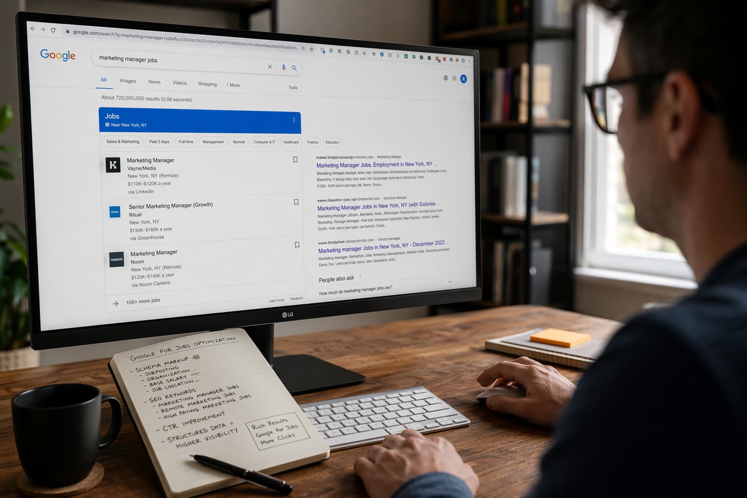 job posting rich snippets in Google search results