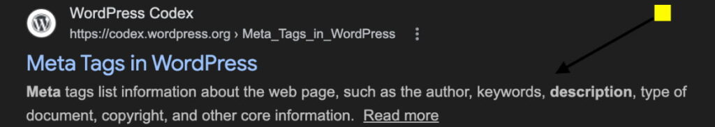 meta tags in wordpress
